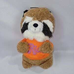 Shirt Tales 1980 Vintage 12" Rick Racoon Stuffed Plush Toy by Hallmark